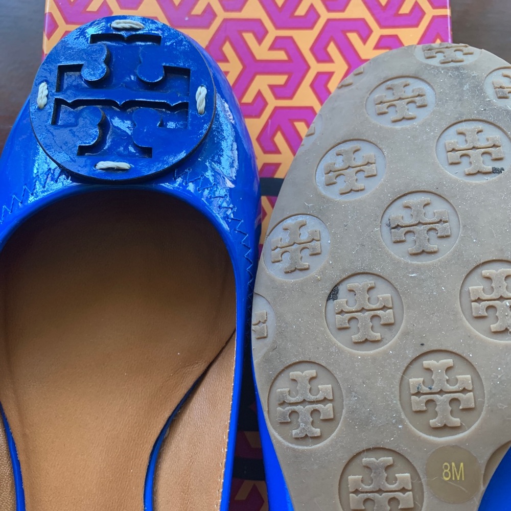 Tory Burch Blue Flats